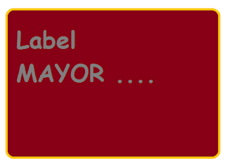Daftar label mayor
