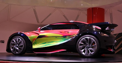 Citroen Survolt: the ArtCar by Françoise Nielly