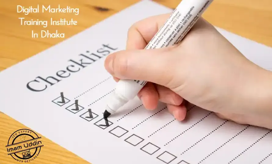 digital-marketing-training-institute-in-dhaka-checklist