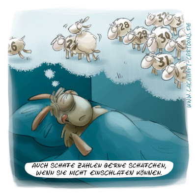 LACHHAFT Cartoon Schaf Schafe Schäfchen zählen Traum schlafen Sex Macho Cartoons Witze witzig witzige lustige Bildwitze Bilderwitze Comic Zeichnungen lustig Karikatur Karikaturen Illustrationen Michael Mantel Spaß Humor