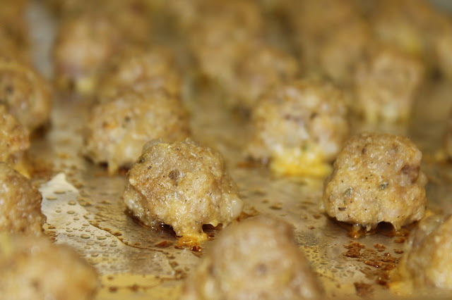 Mini Sausage Meatballs via The Taste Tester