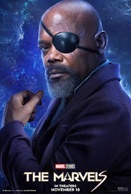 The Marvels Nick Fury movie poster