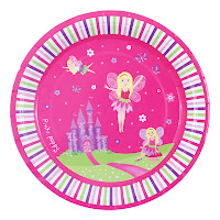 Pink Poppy Fairy Plate