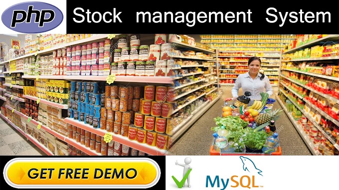 Stock Management System Project in PHP MYSQLI HTML CSS JAVASCRIPT AJAX BOOTSTRAP - College Projects