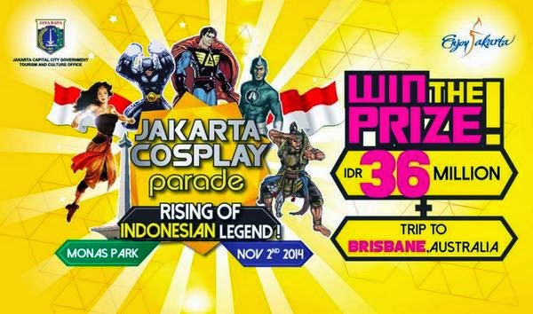 jakarta cosplay parade rising of indonesian legend