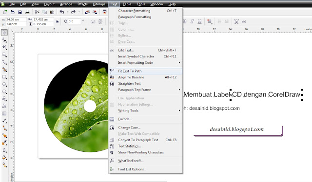 Cara Membuat Label CD dengan Corel Draw