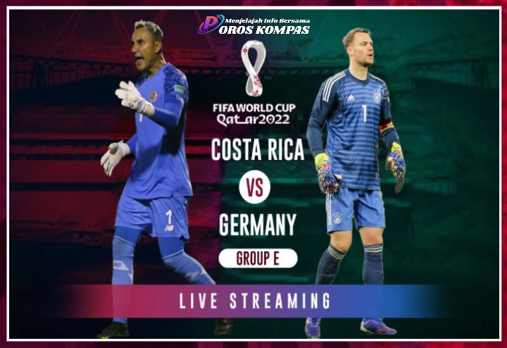 Live Streaming Kosta Rika vs Spanyol di Piala Dunia 2022