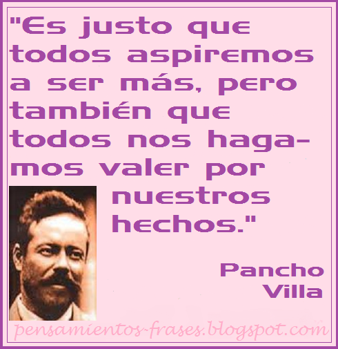 frases de Pancho Villa