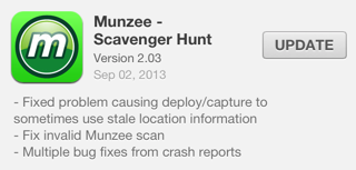 Munzee 2.03 for iOS