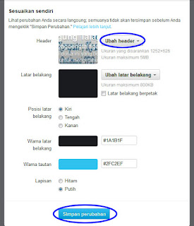 Cara Memasang Gambar Header Pada Profil Twitter