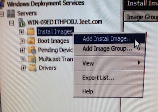 Add Install Image