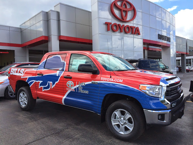 Buffalo Bills Toyota Tundra Truck at Hoselton Auto Mall, Rochester, NY