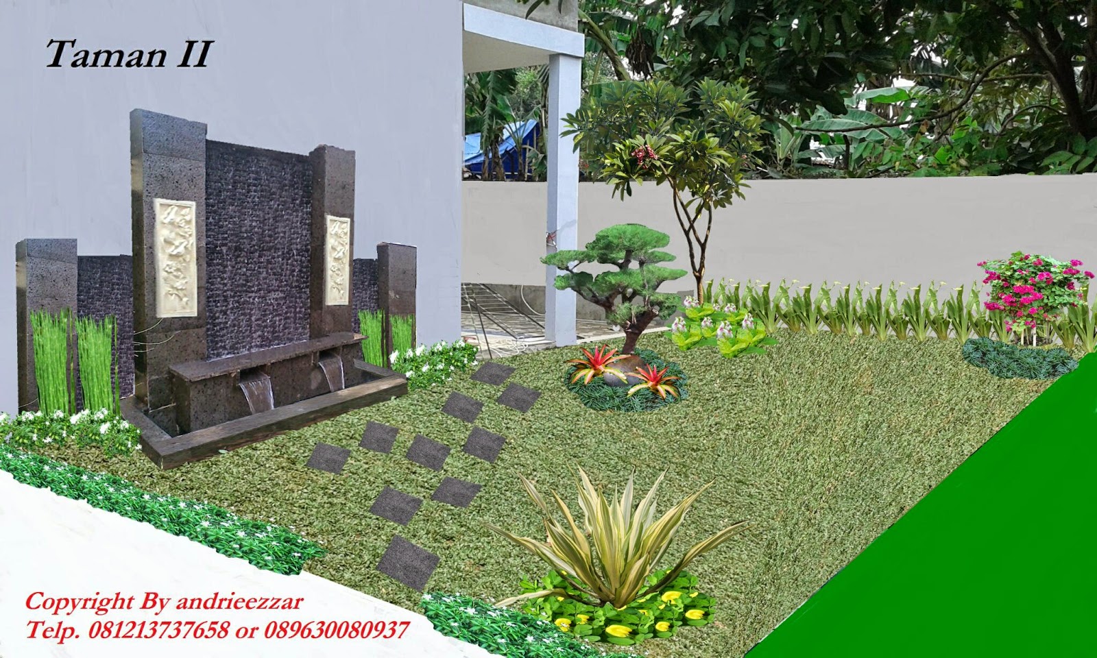  Desain  Taman  Rumput Minimalis  Arsitekhom