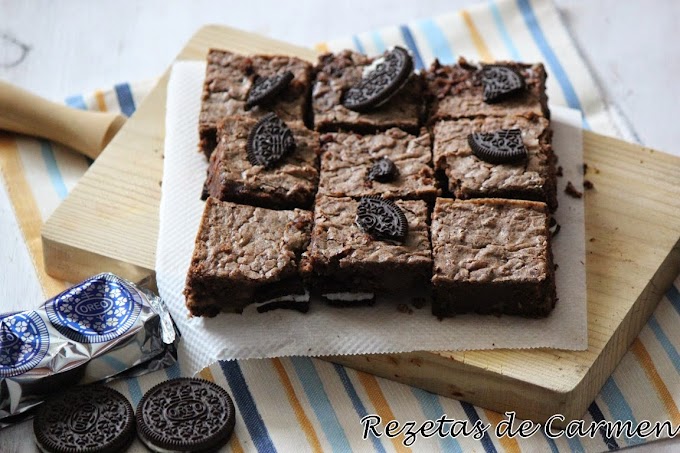 Brownie de oreo