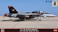 Hasegawa 1/72 F/A-18F SUPER HORNET 'VFA-41 BLACK ACES CAG 2022' (02429) Color Guide & Paint Conversion Chart