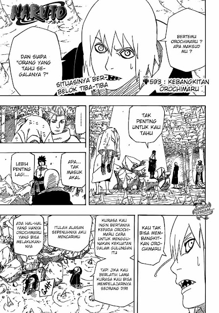 DOWNLOAD KOMIK NARUTO CHAPTER 593 "KEBANGKITAN OROCHIMARU" BAHASA INDONESIA