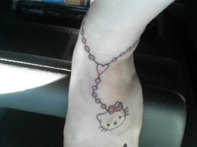 tattoos for girls elegant on Anklet Tattoos For Girls