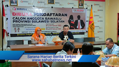 Timsel gelar sosialisasi pendaftaran calon anggota Bawaslu Provinsi Sulawesi Selatan 