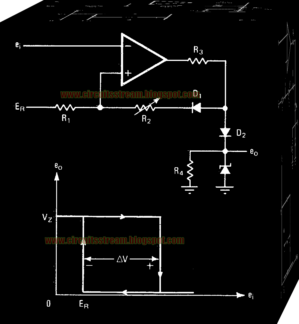 Comparator with Variable Hysteresis Circuit Diagram