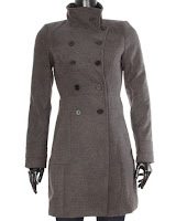 Palton Zara Gray Long Wool Double Buttoned (Z )