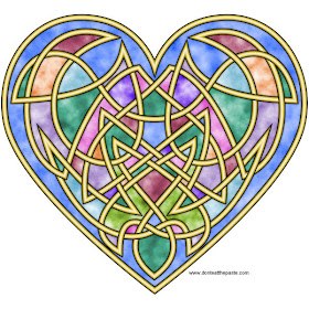 Knotwork heart design