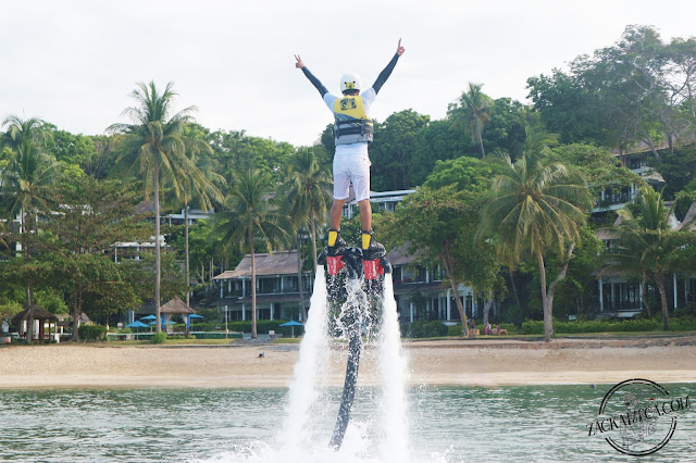 MENJAJAL OLAHRAGA FLYBOARDING DI TURI BEACH RESORT BATAM