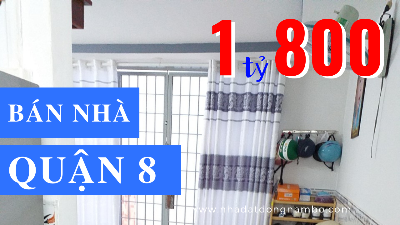 Bán nhà Quận 8 dưới 2 tỷ, hẻm 2385 Phạm Thế Hiển phường 6 Quận 8