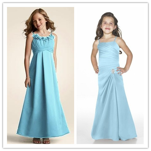 WhiteAzalea Junior  Dresses  Light  Blue  Junior  Bridesmaid  