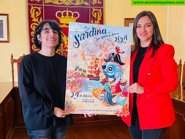 Miriam Fernández Martín gana el Concurso del Cartel Anunciador del Entierro de la Sardina de San Andrés y Sauces 2024