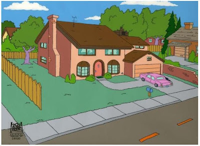 Desenho Casas on Quem Conta Um Conto      A Casa Dos Simpsons