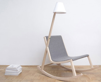Rocking Chair that Generates Electricity from the Rocking Motion