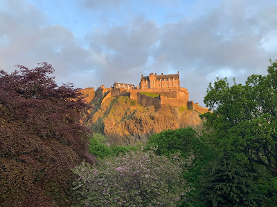 Edinburgh Castle in the sun