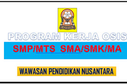 Jenis Progam Kerja OSIS Sekolah SMP MTs SMA MA SMK Tahun 2017