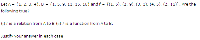 Solutions Class 11 Maths Chapter-2 (Relations and Functions)Miscellaneous Exercise