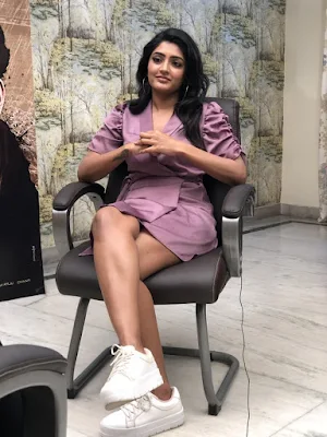 Actress Eesha Rebba At Ragala 24 Gantallo Movie Interview
