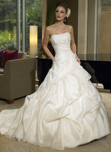 Beautiful Wedding Dress White Option 02