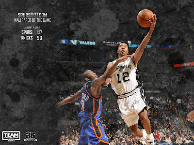 Bruce Bowen and San Antonio Spurs Wallpaper