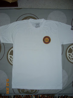khairul army shop: original glock t shirt (black and white)