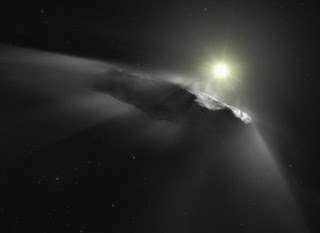 Oumuamua (objek antar bintang )  mendapat dorongan ,Hasil baru menunjukkan nomad interstellar ` Oumuamua adalah  komet