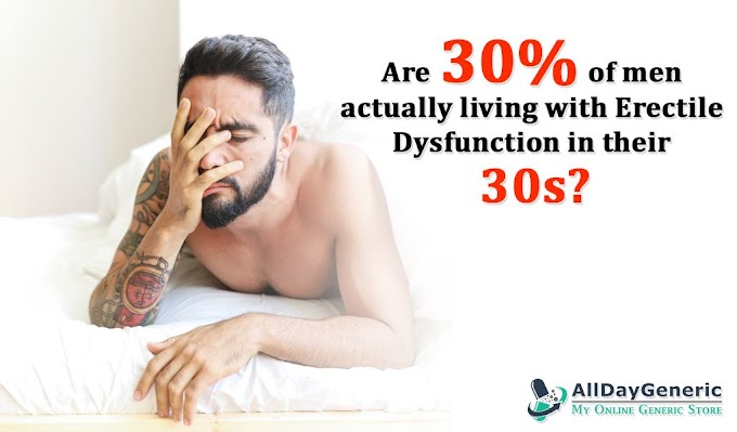 Are 30% of men actually living with Erectile Dysfunction in their 30s?