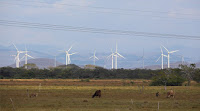 Wind turbines in Oaxaca, Mexico, produce not only power but also concerns about energy equity. (Photo Credit: Meg Wilcox) Click to Enlarge.
