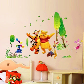 Gambar Wallpaper Dinding Winnie the Pooh Terbaru dan Lucu 200164