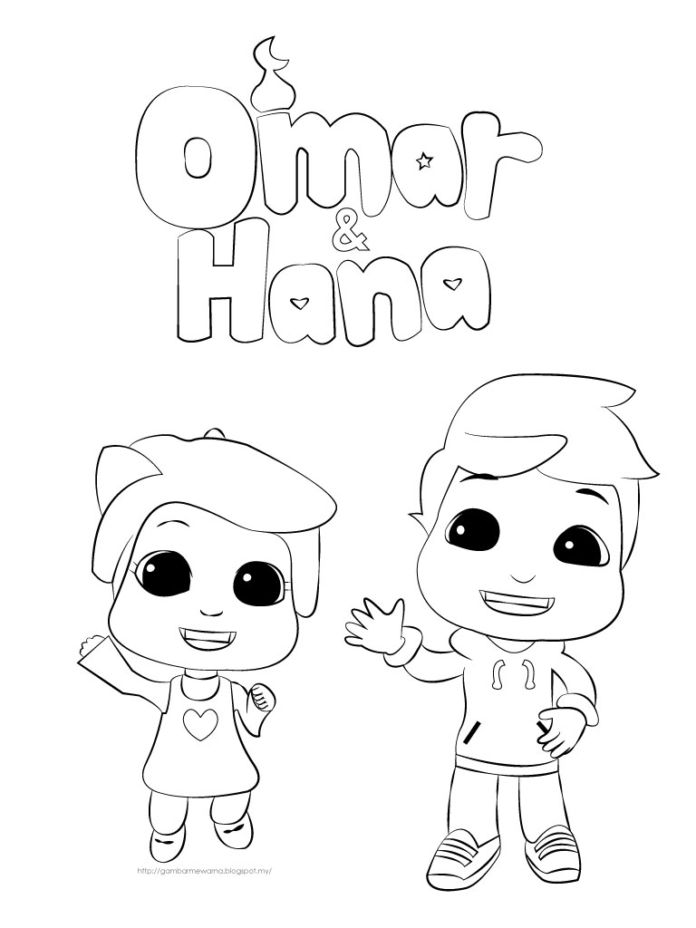 Gambar Mewarna Omar Hana Gambar Mewarna