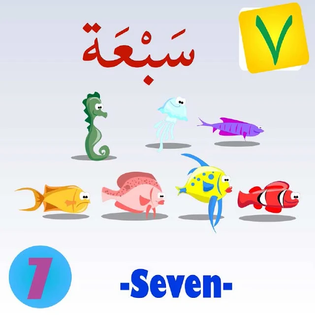 تعلم الارقام العربية حتى الرقم عشرة لأطفال الروضة