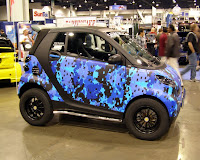 SEMA 2009 Blue-camo Smart - Subcompact Culture