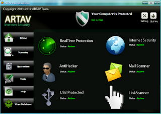 Download AntiVirus ARTAV Internet Security 2011 Versi 2.5