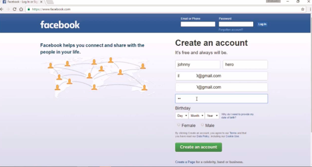 Facebook Layout