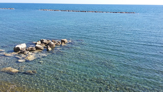 A beach near Larnaka, Cyprus.