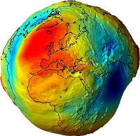 forma de la tierra verdadera. Geoide