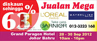 L'Oreal Maybelline Garnier Mega Sale 2012